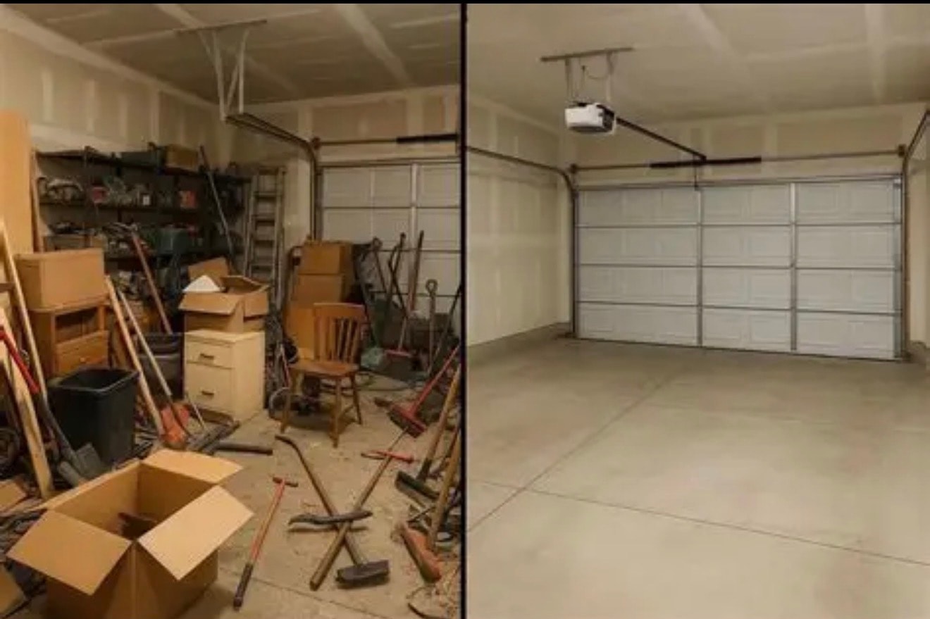Storage unit cleanout before